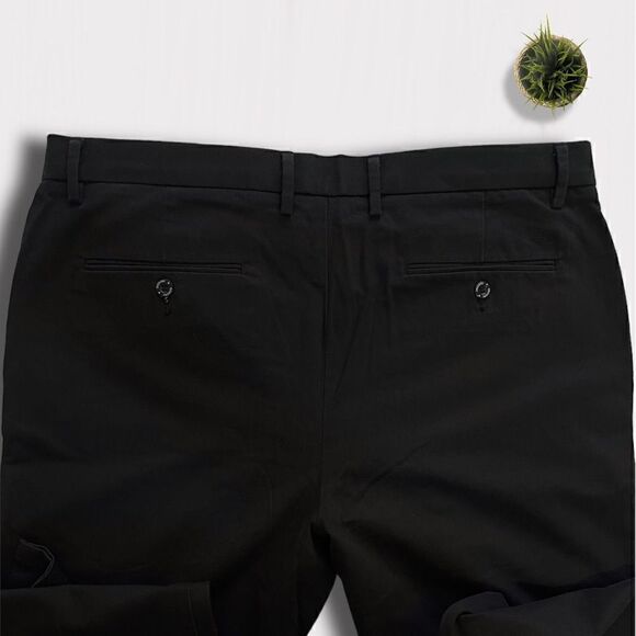Dockers Black Signature Khakis Classic Fit Sz 38X34 - Picture 6 of 13